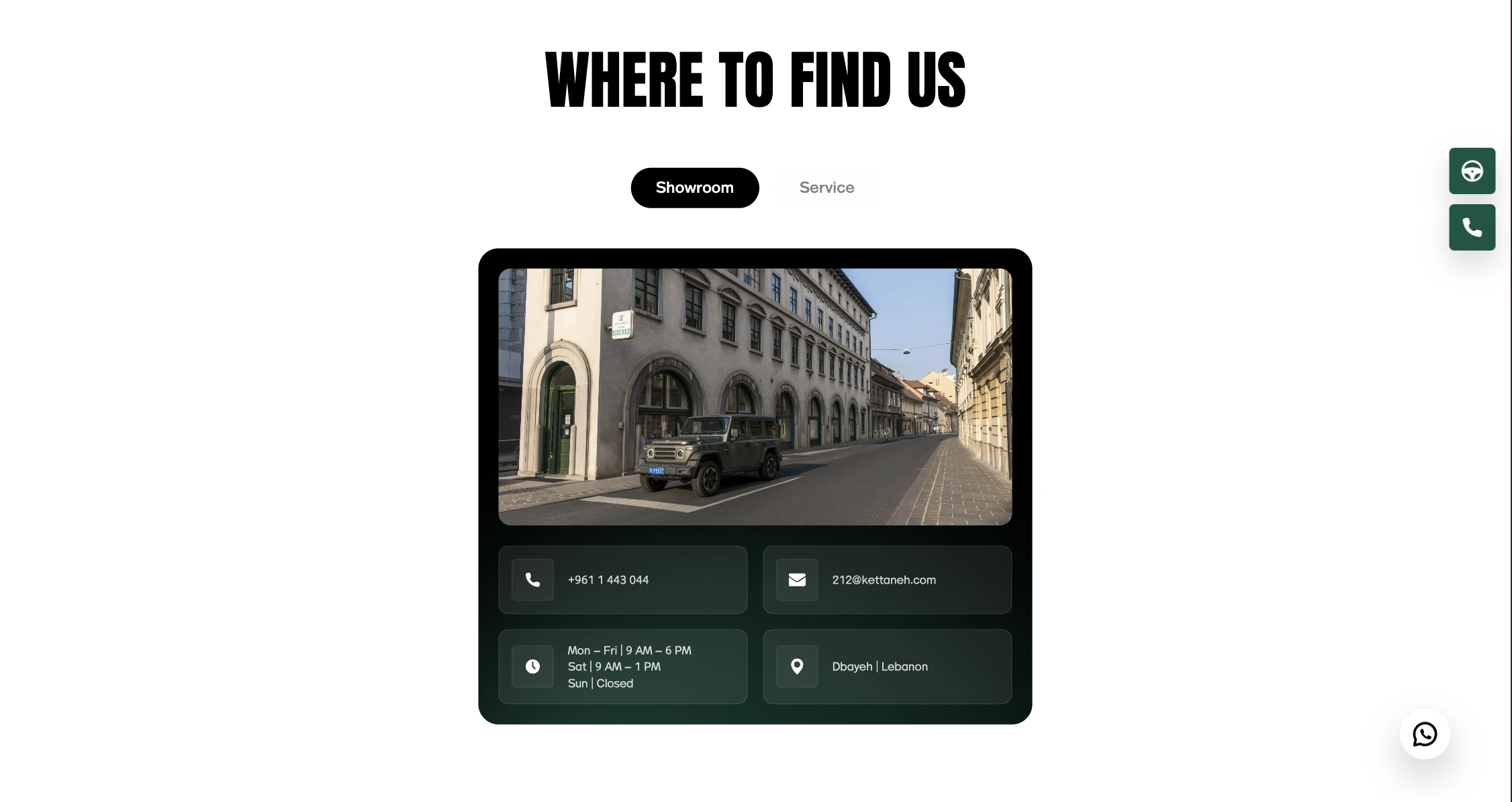 Where To Find Us