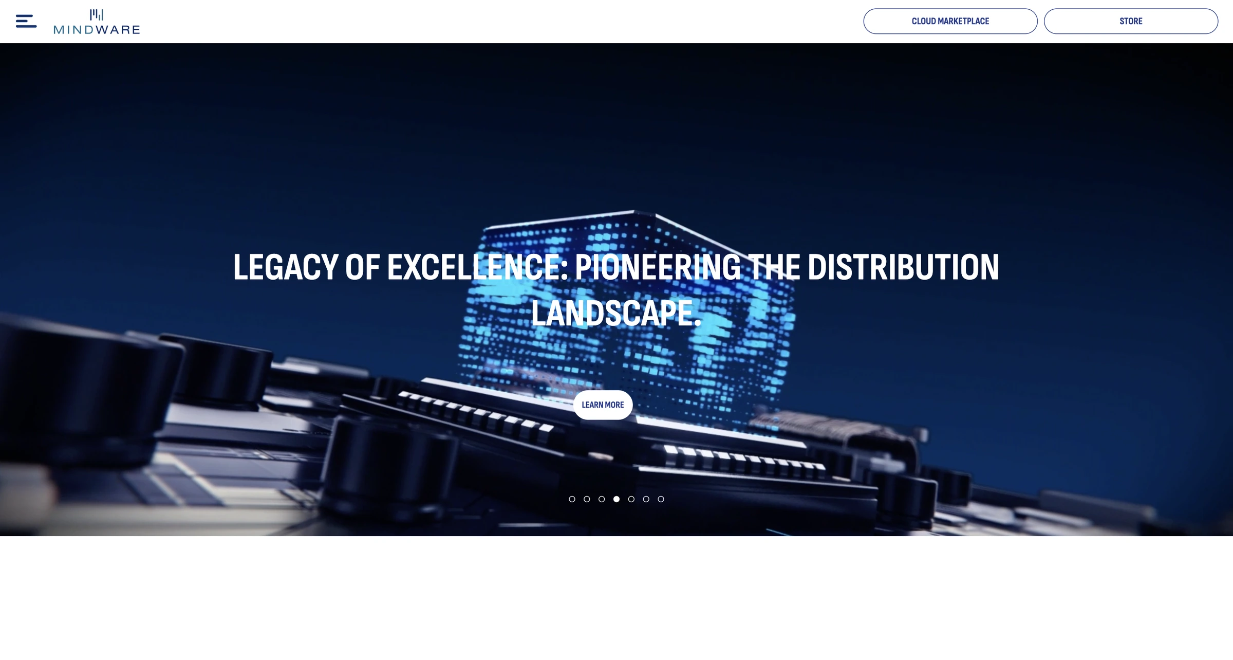 Mindware IT distribution corporate homepage