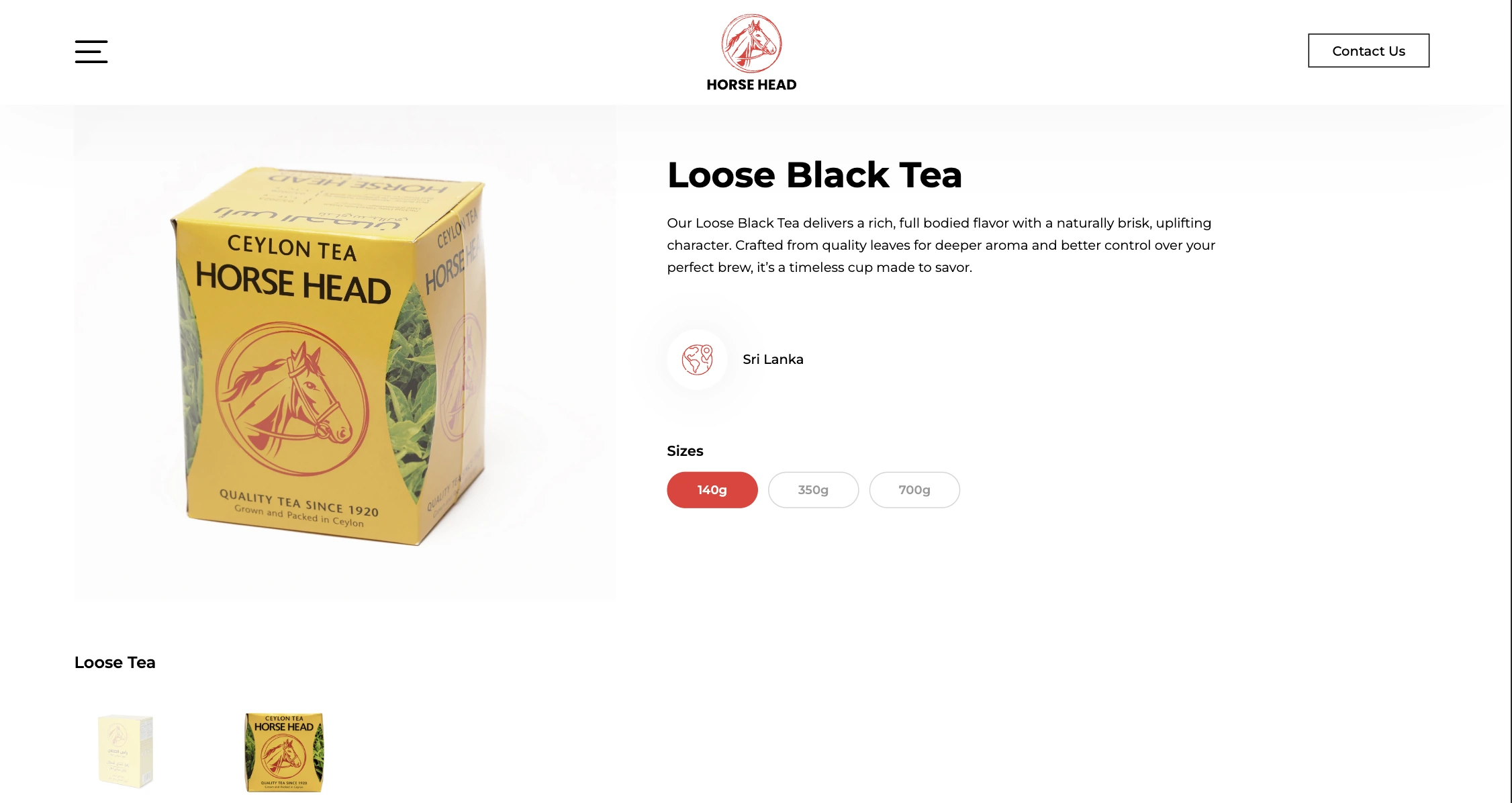 Product page