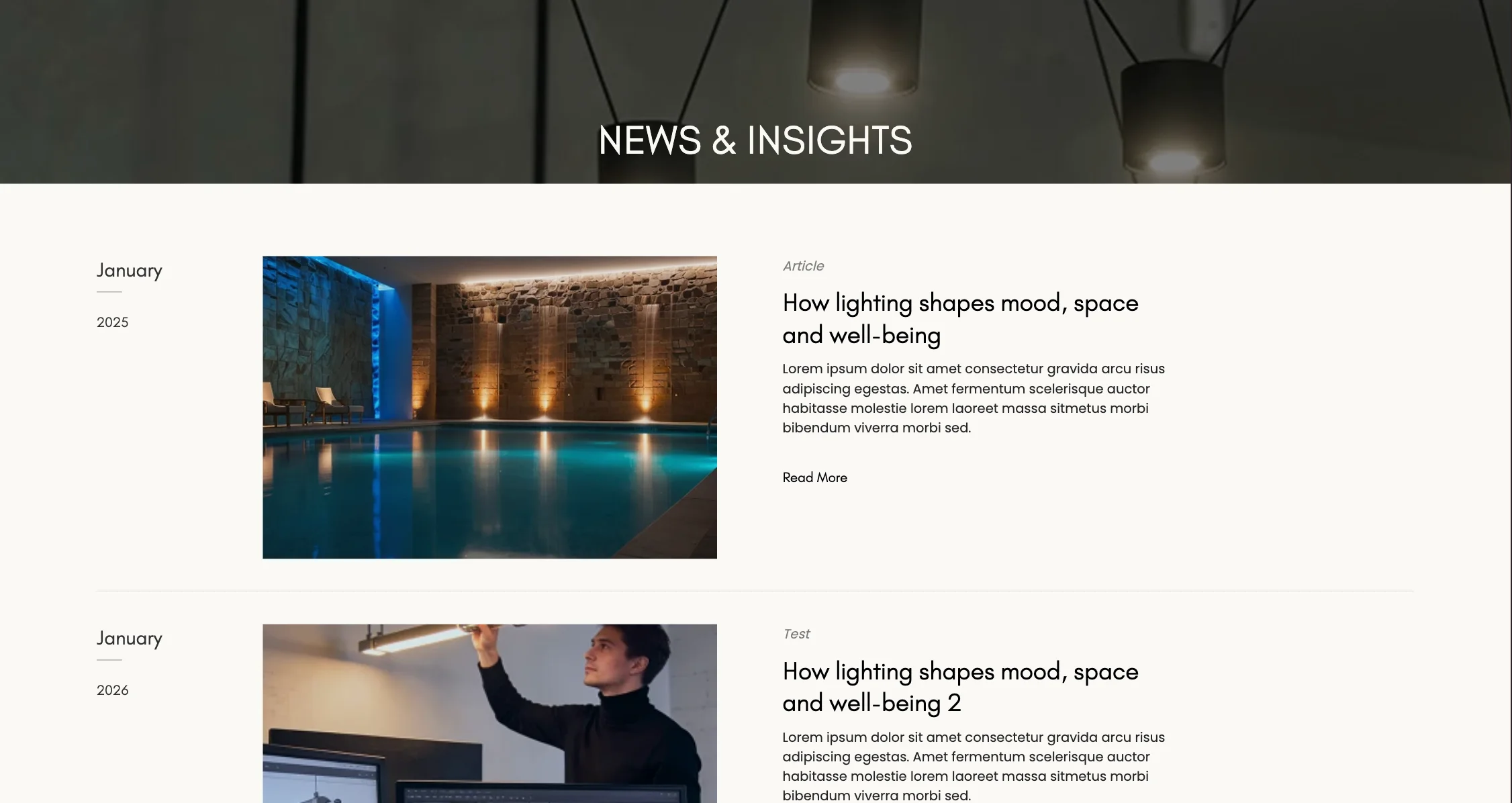 Project interface