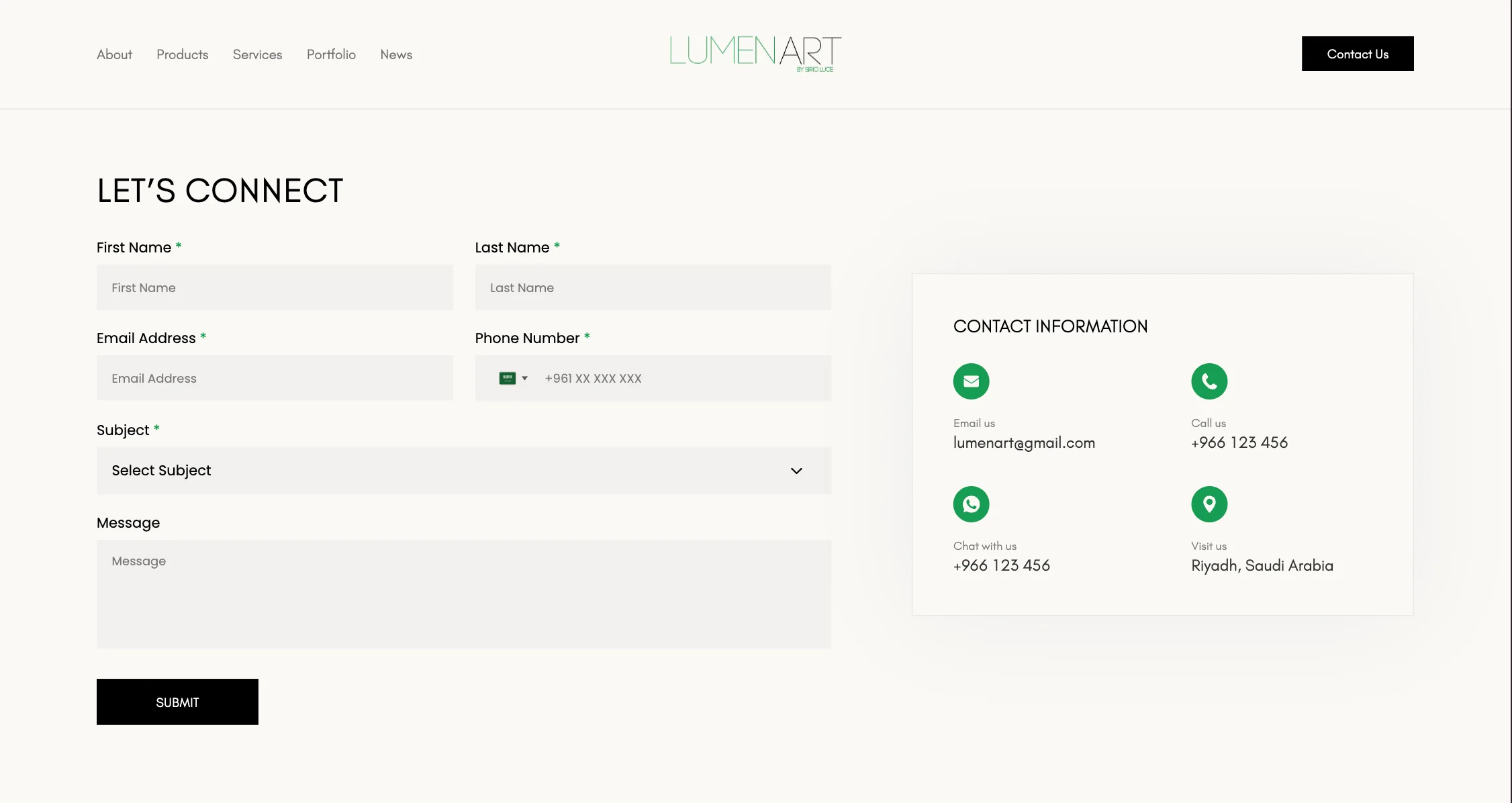 Project interface