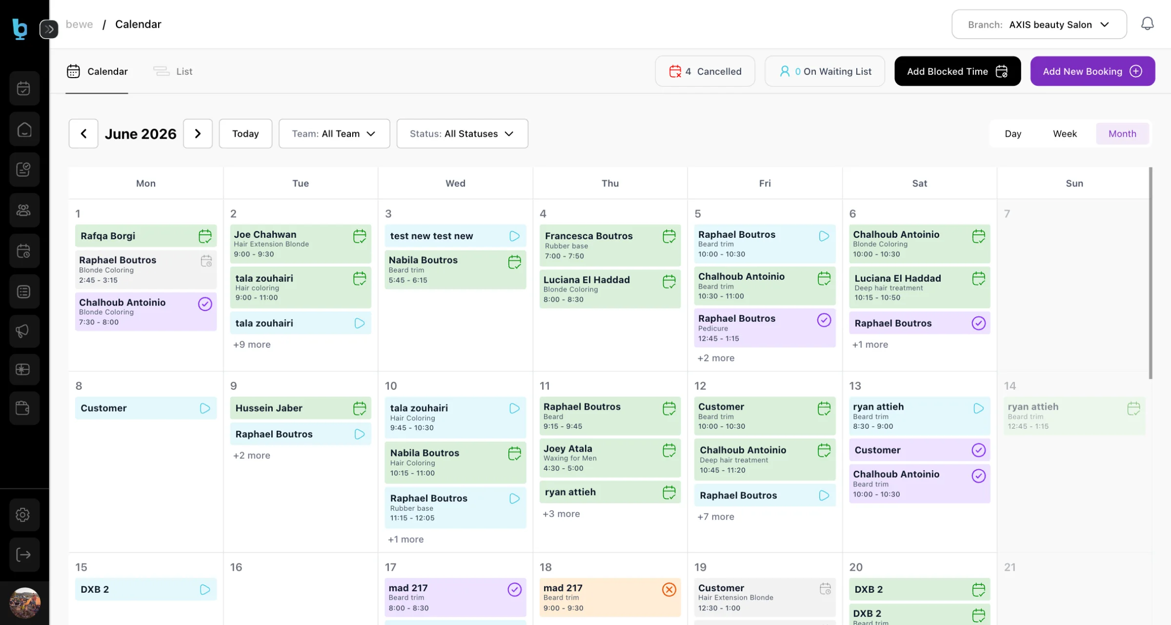 BEWE public website and vendor product preview