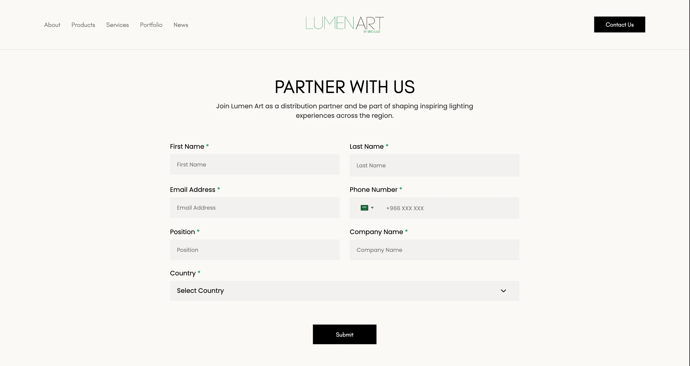 Project interface