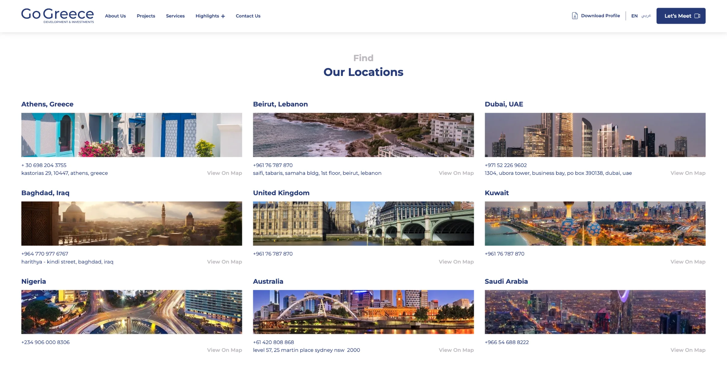 Our Locations