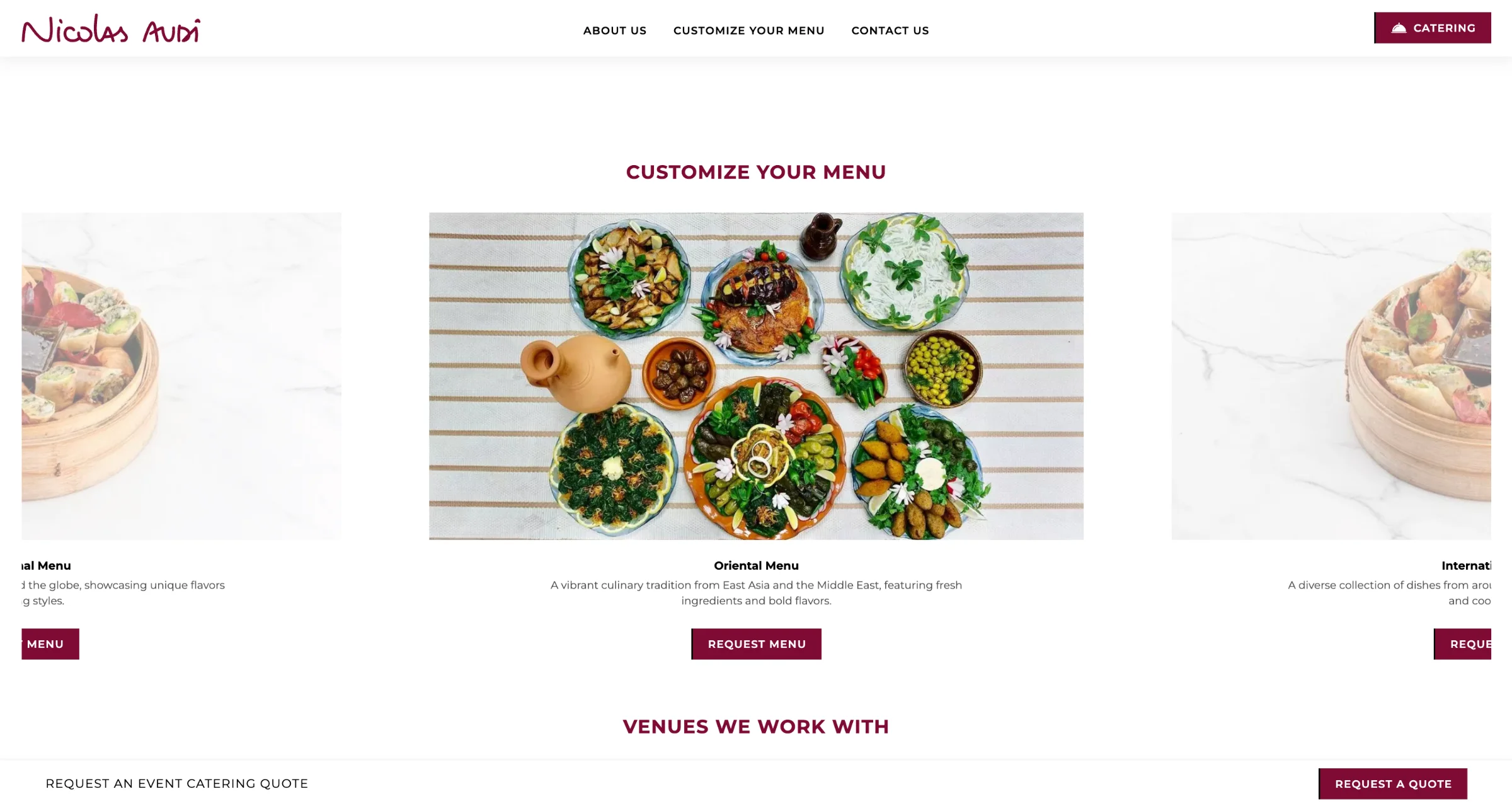 Customize Your Menu