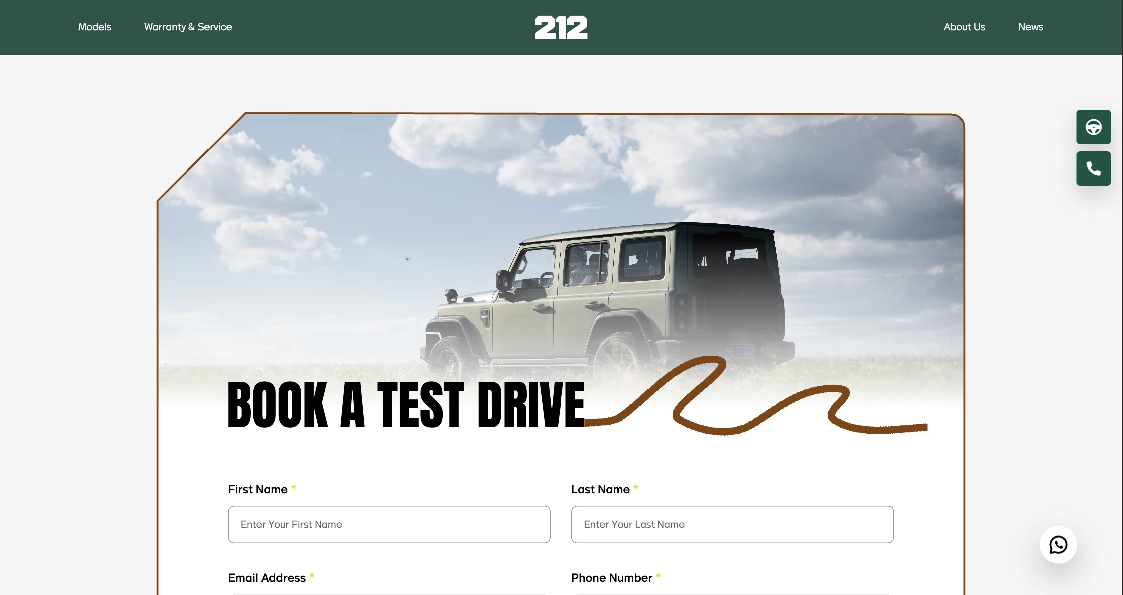 Book A Test Drive