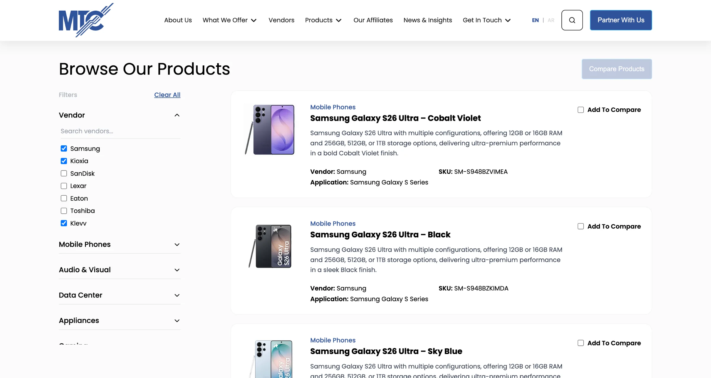 Browse Our Products