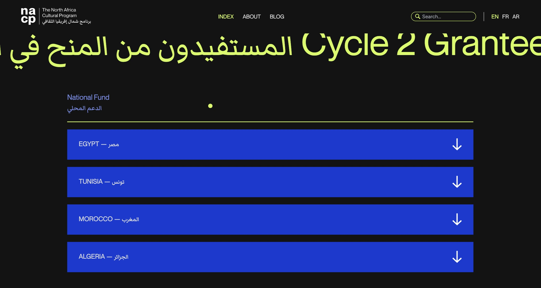 Cycle 2 Grantees