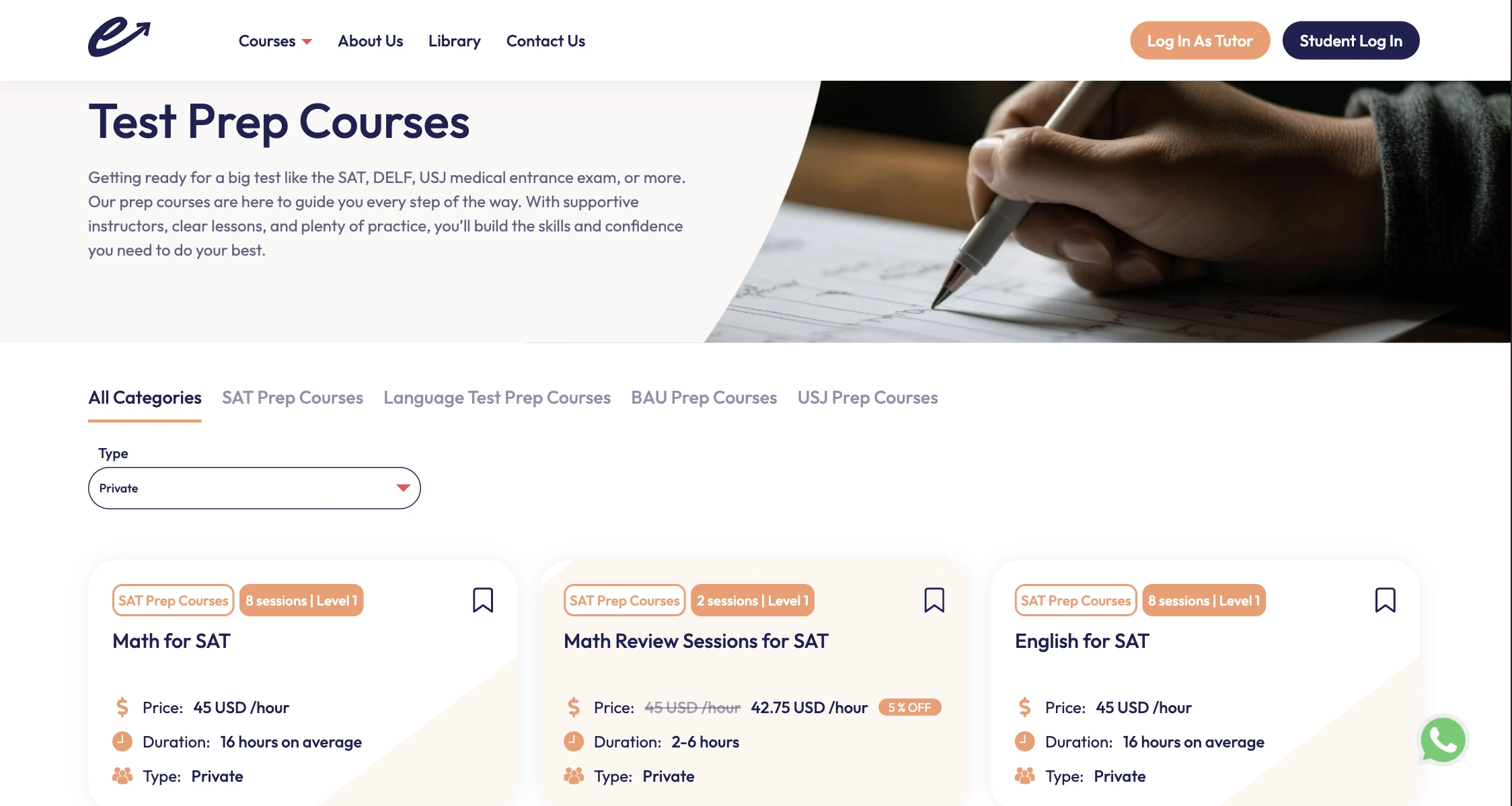 Test Prep Courses