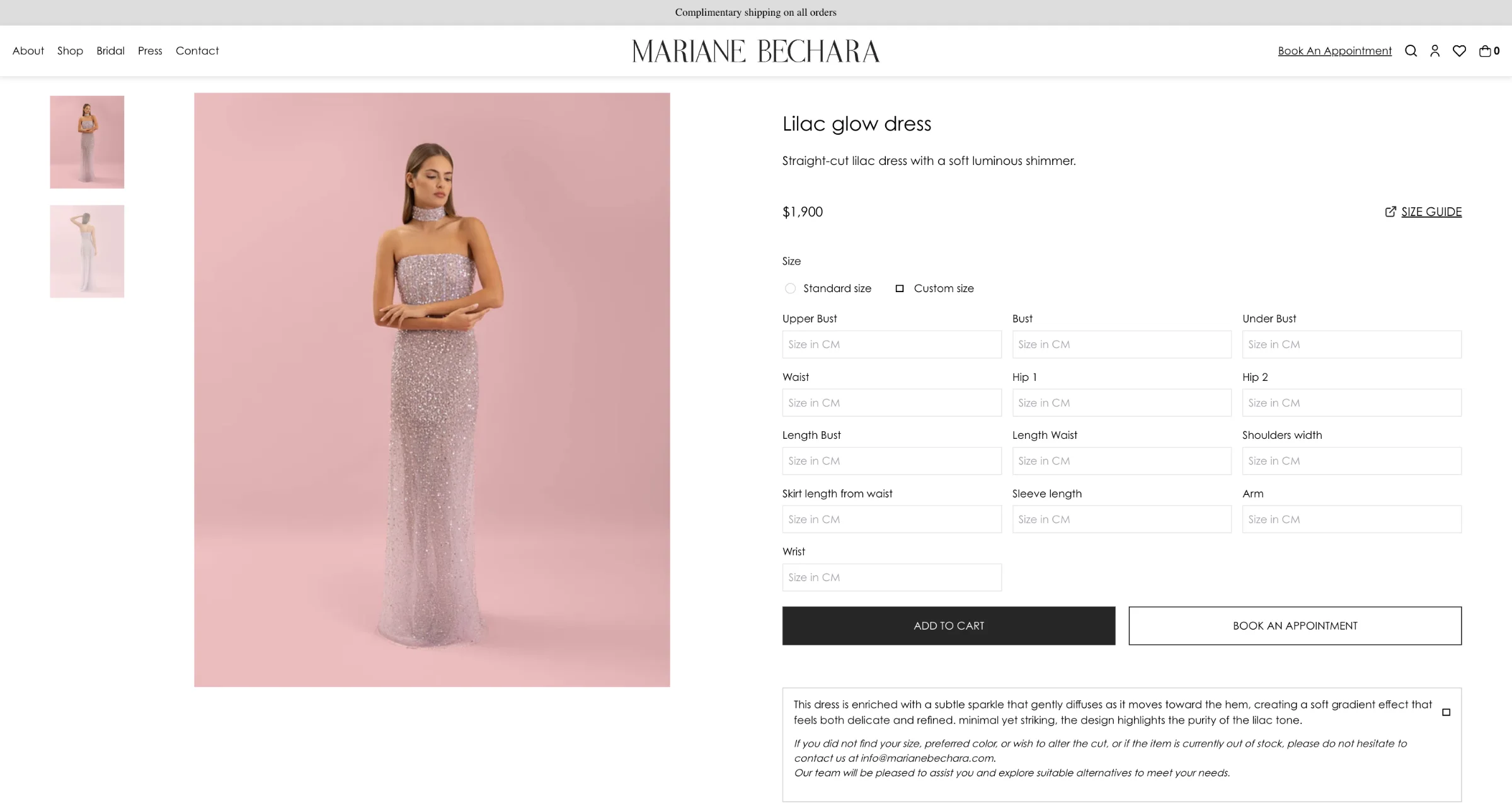 Product page