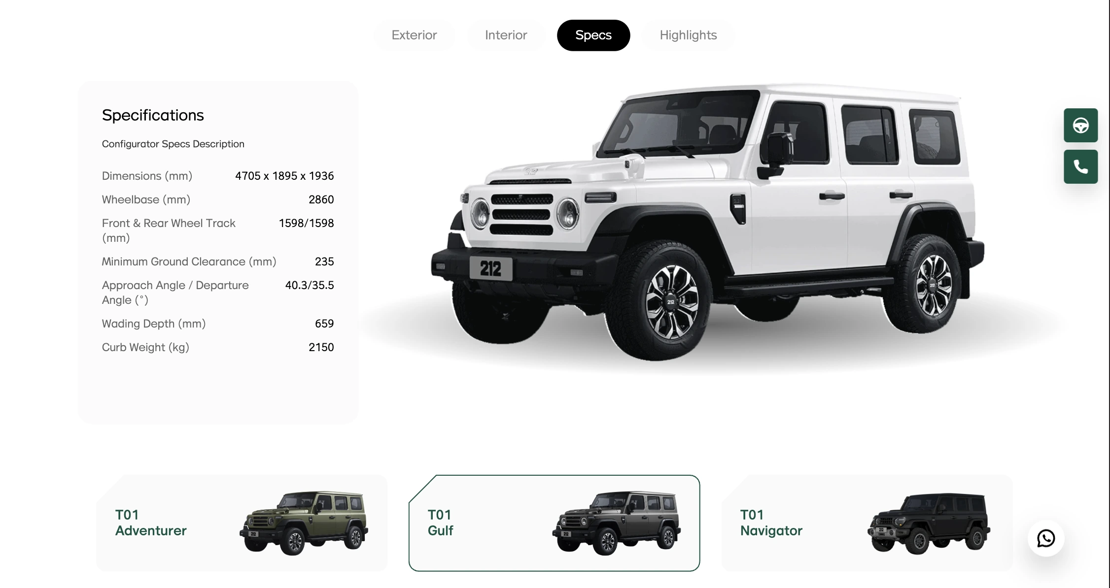 Specifications