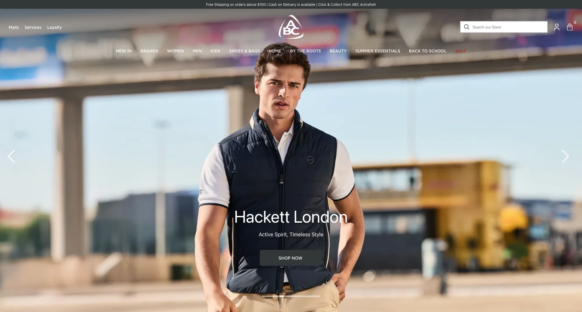 ABC multi-brand ecommerce marketplace storefront