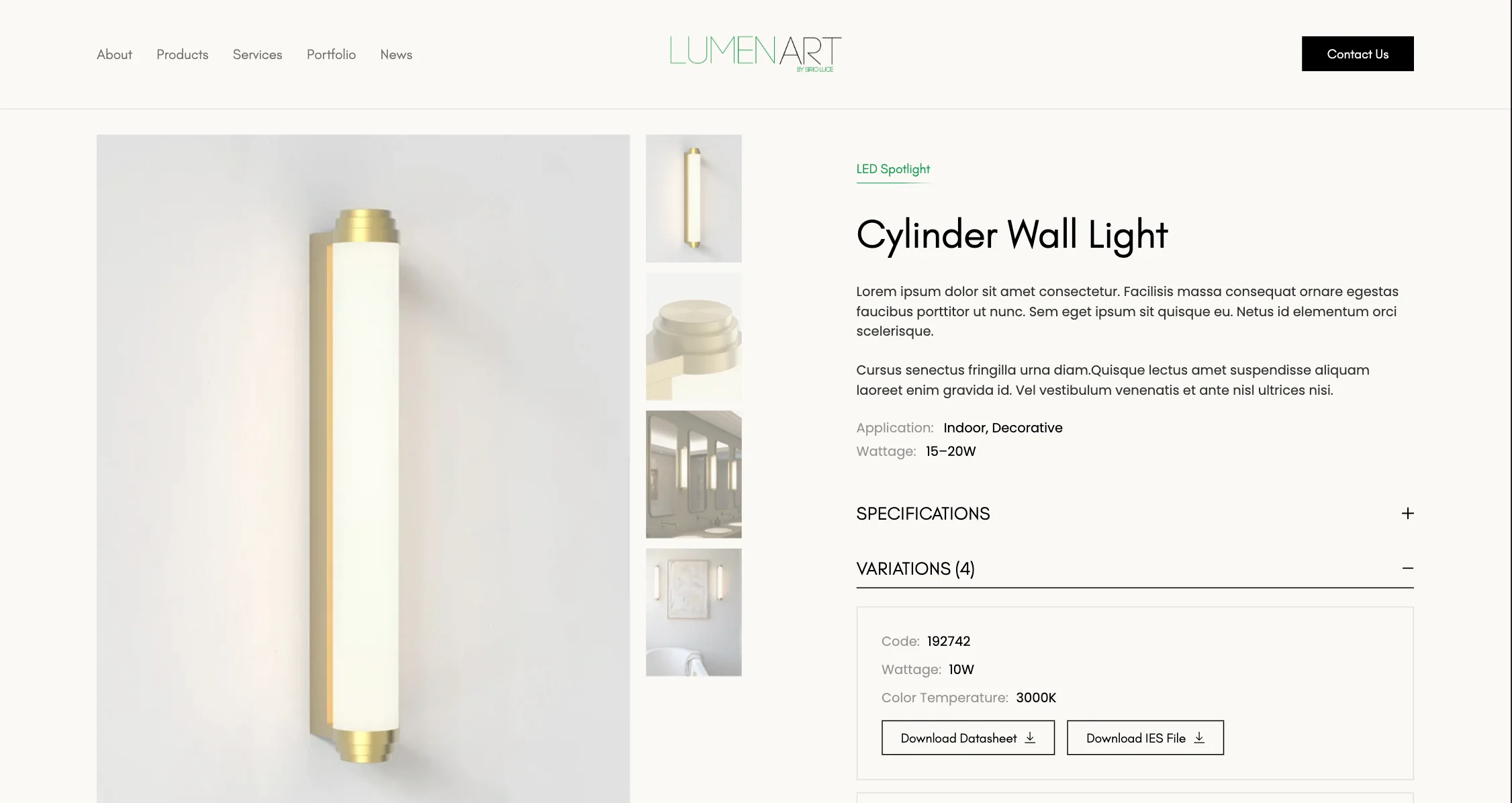 Project interface