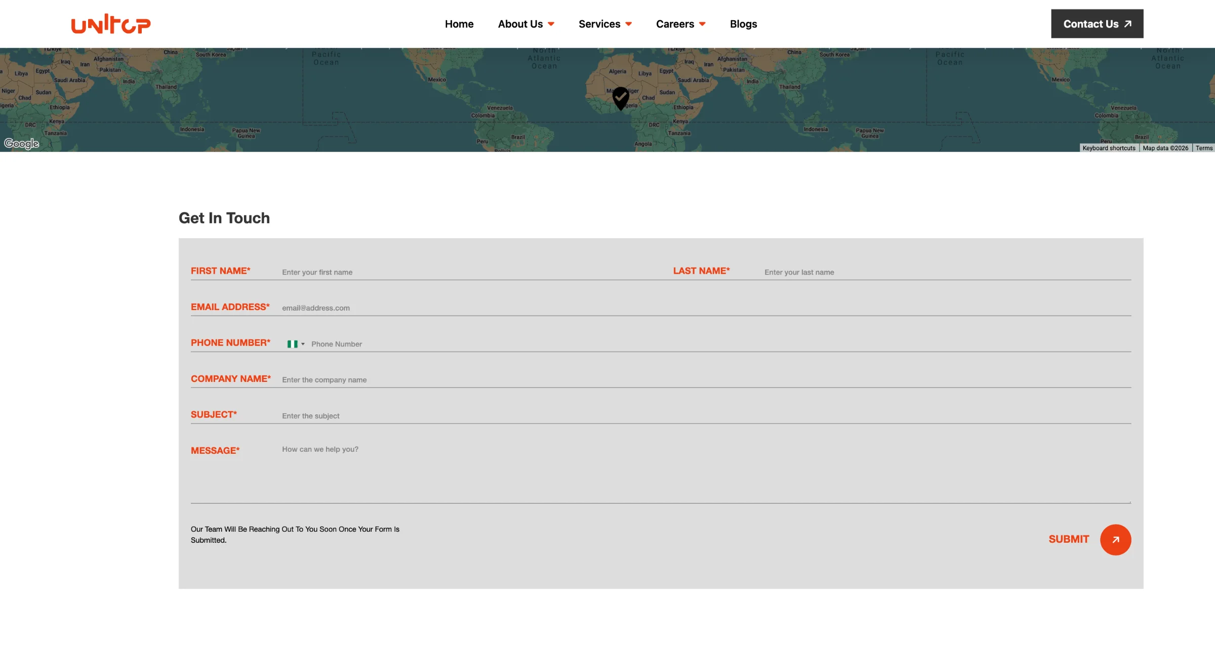 Project interface